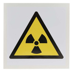 RS PRO Self-Adhesive Hazardous Substances Hazard Warning Sign