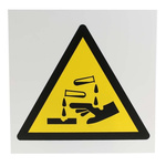 RS PRO Hazardous Substances Hazard Warning Sign