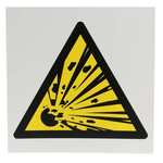 RS PRO Hazardous Substances Hazard Warning Sign