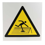 RS PRO Area Hazard Hazard Warning Sign