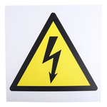 RS PRO Electrical Hazard Warning Sign