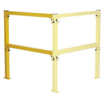 RS PRO Yellow Steel Safety Railing