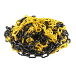 RS PRO Black & Yellow Polypropylene Chain Barrier