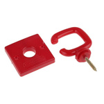 RS PRO Red Polypropylene Barrier Hook