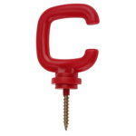 RS PRO Red Polypropylene Barrier Hook