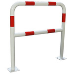 RS PRO Red & White Steel Protection Barrier