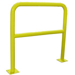 RS PRO Yellow Steel Protection Barrier