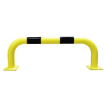 RS PRO Black & Yellow Steel Protection Barrier