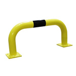 RS PRO Black & Yellow Steel Protection Barrier