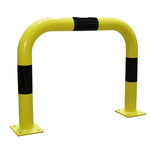 RS PRO Black & Yellow Steel Protection Barrier