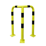RS PRO Black & Yellow Steel Protection Barrier