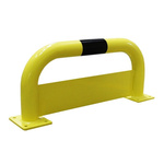RS PRO Black & Yellow Steel Protection Barrier