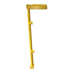 RS PRO Yellow Steel Protection Barrier