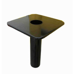 RS PRO Black Steel Barrier Base
