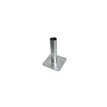 RS PRO Grey Galvanised Steel Barrier Base