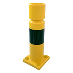 RS PRO Black, Yellow Shape Memory Protective Post 400mm x 100mm 100mm