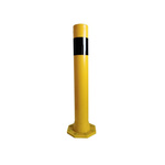 RS PRO Black, Yellow Shape Memory Protective Post 1000mm x 140mm 140mm