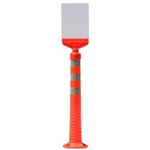 RS PRO Orange Polyurethane Flexible Bollard