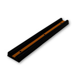 RS PRO Black/Yellow Impact Protector 1000mm x 150mm