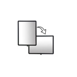 RS PRO Black ABS Sign Holder