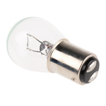 BA15d Automotive Incandescent Lamp, Clear, 12 V