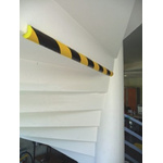 RS PRO Black/Yellow Impact Protector 750mm x 40mm 40mm