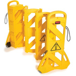 Rubbermaid Commercial Products Yellow PE Folding Barrier