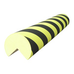 RS PRO Black, Yellow Impact Protector 1000mm x 150mm