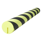 RS PRO Black, Yellow Impact Protector 1000 mm x 100mm