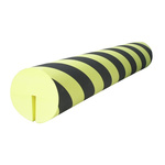 RS PRO Black, Yellow Impact Protector 1000mm x 150mm