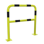 RS PRO Black & Yellow Steel Protection Barrier