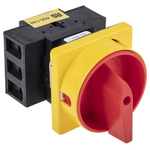 RS PRO 3P Pole Panel Mount Isolator Switch - 25A Maximum Current, 11kW Power Rating, IP65