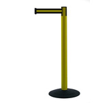 Tensator Black & Yellow Plastic Retractable Barrier, 2.3m, Yellow/Black Tape