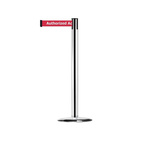 Tensator Red & White Retractable Barrier, 2.3m, Red, White Tape