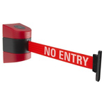 Tensator Red Retractable Barrier, 9m, Red Tape