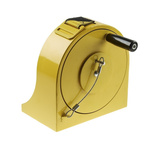 Tensator Black & Yellow Retractable Barrier, 23m, Yellow/Black Tape
