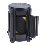 Tensator Black & Yellow Retractable Barrier, 2.3m, Yellow/Black Tape