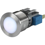 Schurter Capacitive Switch,Illuminated, White, IP40, IP67 Ag