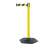 Tensator Black & Yellow Plastic Retractable Barrier, 3.65m, Yellow/Black Tape