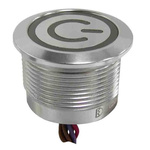 RS PRO Capacitive Switch Latching, Momentary,Illuminated, RGB, NPN, IP68