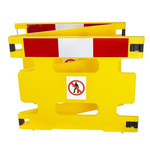 Addgards Yellow Polyethylene Folding Barrier
