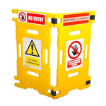 Addgards Yellow PE Folding Barrier