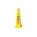 Rubbermaid Commercial Products Yellow 36 in PE Wet Floor Cone