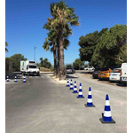 RS PRO Weighted Blue 90 cm PVC Traffic & Safety Cone