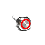Bulgin Capacitive Switch Latching NC,Illuminated, Green, Red, IP68, IP69K Stainless Steel