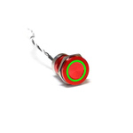 Bulgin Capacitive Switch Momentary NO,Illuminated, IP68 Red Anodised