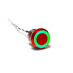 Bulgin Capacitive Switch Latching NC,Illuminated, IP68 Red Anodised