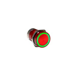 Bulgin Capacitive Switch Momentary NO,Illuminated, IP68 Red Anodised