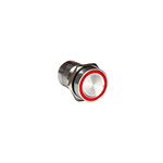 Bulgin Capacitive Switch Momentary NO,Illuminated, IP68 Stainless Steel