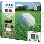 Epson C13T34664010 Black, Cyan, Magenta, Yellow Ink Cartridge